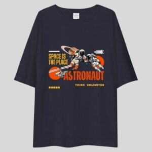 Astronaut - Swag, Retro Drop Shoulder Tee