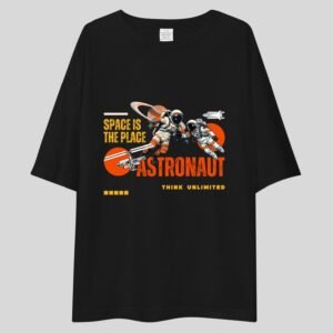 Alternative view of Astronaut - Swag, Retro Drop Shoulder Tee