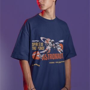 Astronaut - Swag, Retro Drop Shoulder Tee