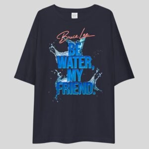 Alternative view of Bruce Lee Be Water My Friend - Swag Drop Shoulder Tee