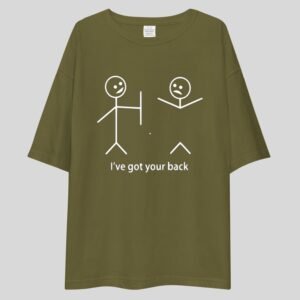 Alternative view of I Have Got Your Back - Funny, Cute Drop shoulder Tee