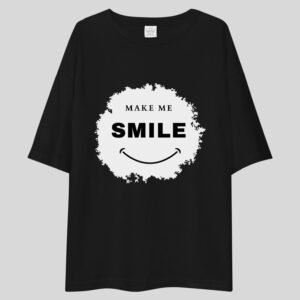 Alternative view of Make Me Smile - Swag Drop Shoulder Tee