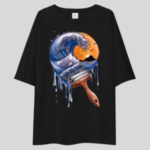 Alternative view of Paint Brush - Artistic, Swag Drop Shoulder Tee