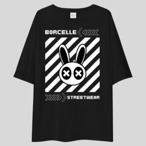 Alternative view of Borcelle Street Wear Bunny Face - Swag Drop Shoulder Tee