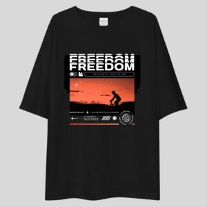 Alternative view of Freedom - Swag Drop Shoulder Tee