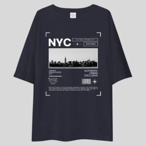 Alternative view of NYC - Swag Drop Shoulder Tee