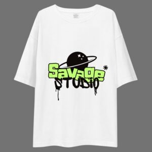 Savage Studio - Swag, Artistic Drop Shoulder Tee