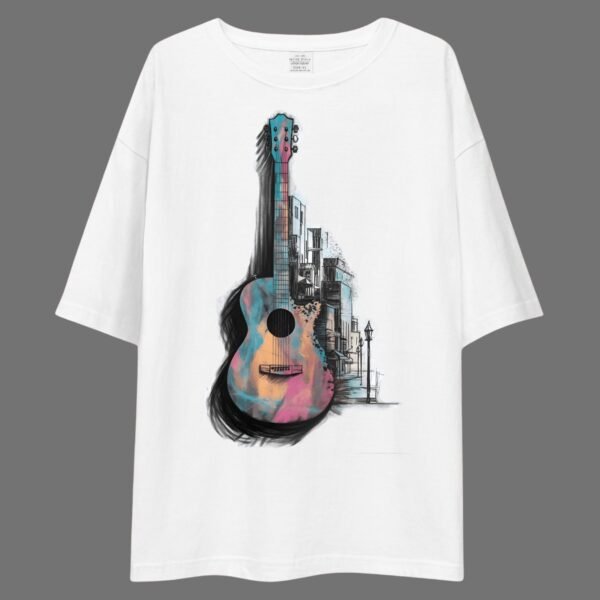 Guitar - Artistic, Swag Drop Shoulder Tee