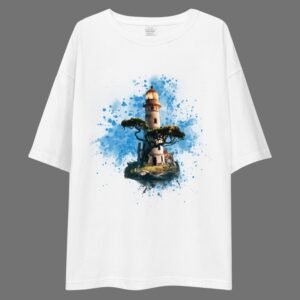Light House - Artistic Drop Shoulder Tee