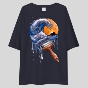 Paint Brush - Artistic, Swag Drop Shoulder Tee