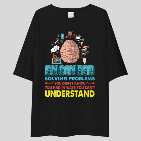 Engineer's Brian - Funny Drop shoulder Tee