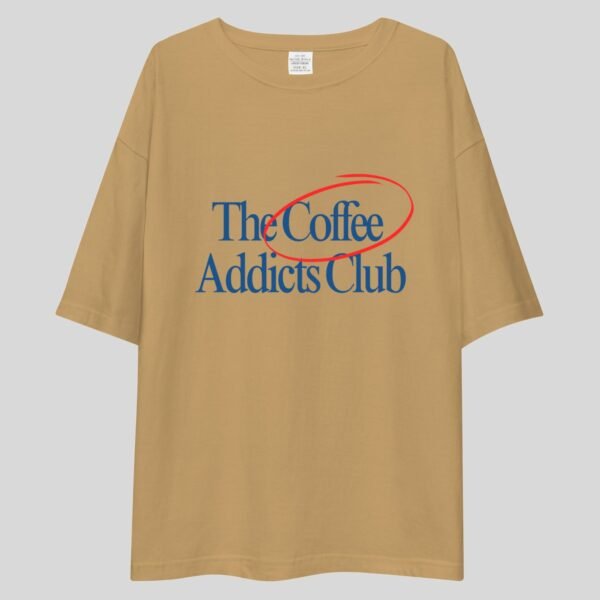 Coffee Addicts Club - Funny Drop Shoulder Tee