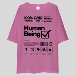 Alternative view of Human Being - Swag, Funny Drop Shoulder Tee