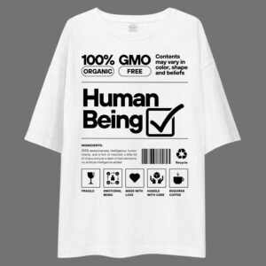Human Being - Swag, Funny Drop Shoulder Tee
