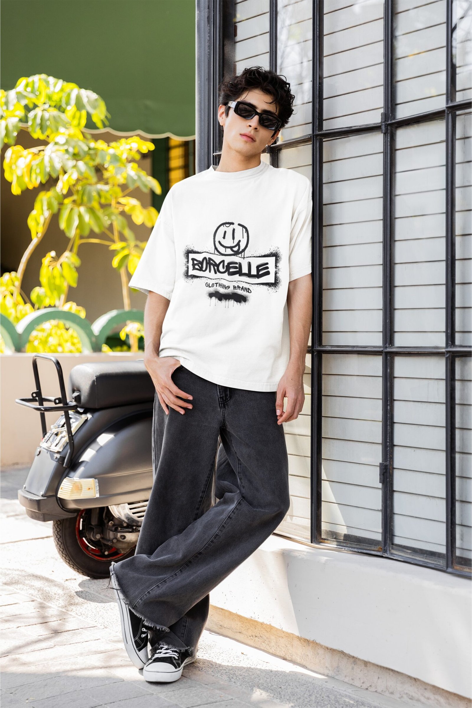 Borcelle Clothing Brand - Swag Drop Shoulder Tee - Image 2
