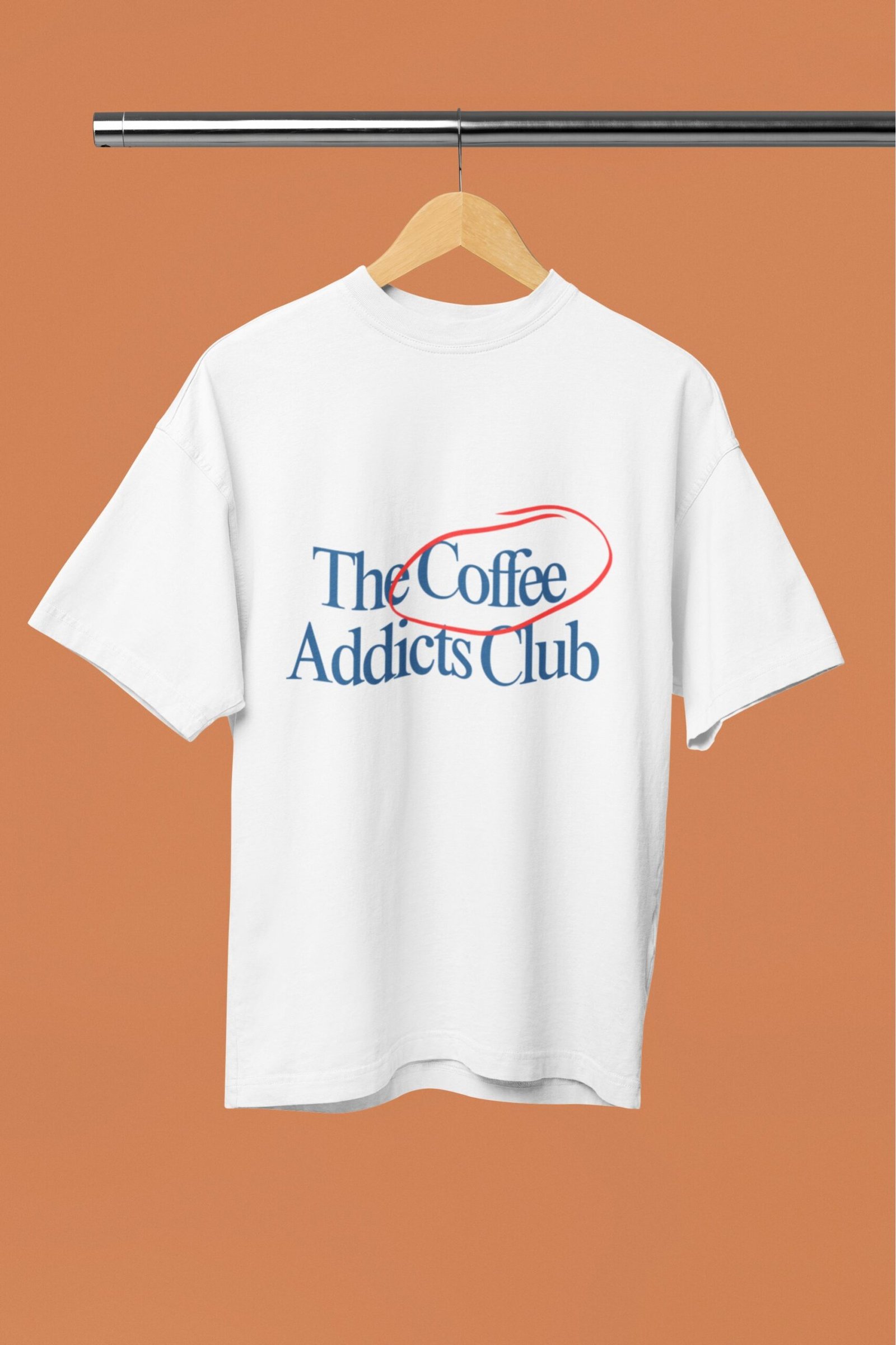 Coffee Addicts Club - Funny Drop Shoulder Tee - Image 3