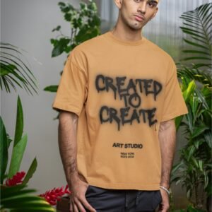 Alternative view of Created To Create - Swag, Artistic Drop Shoulder Tee