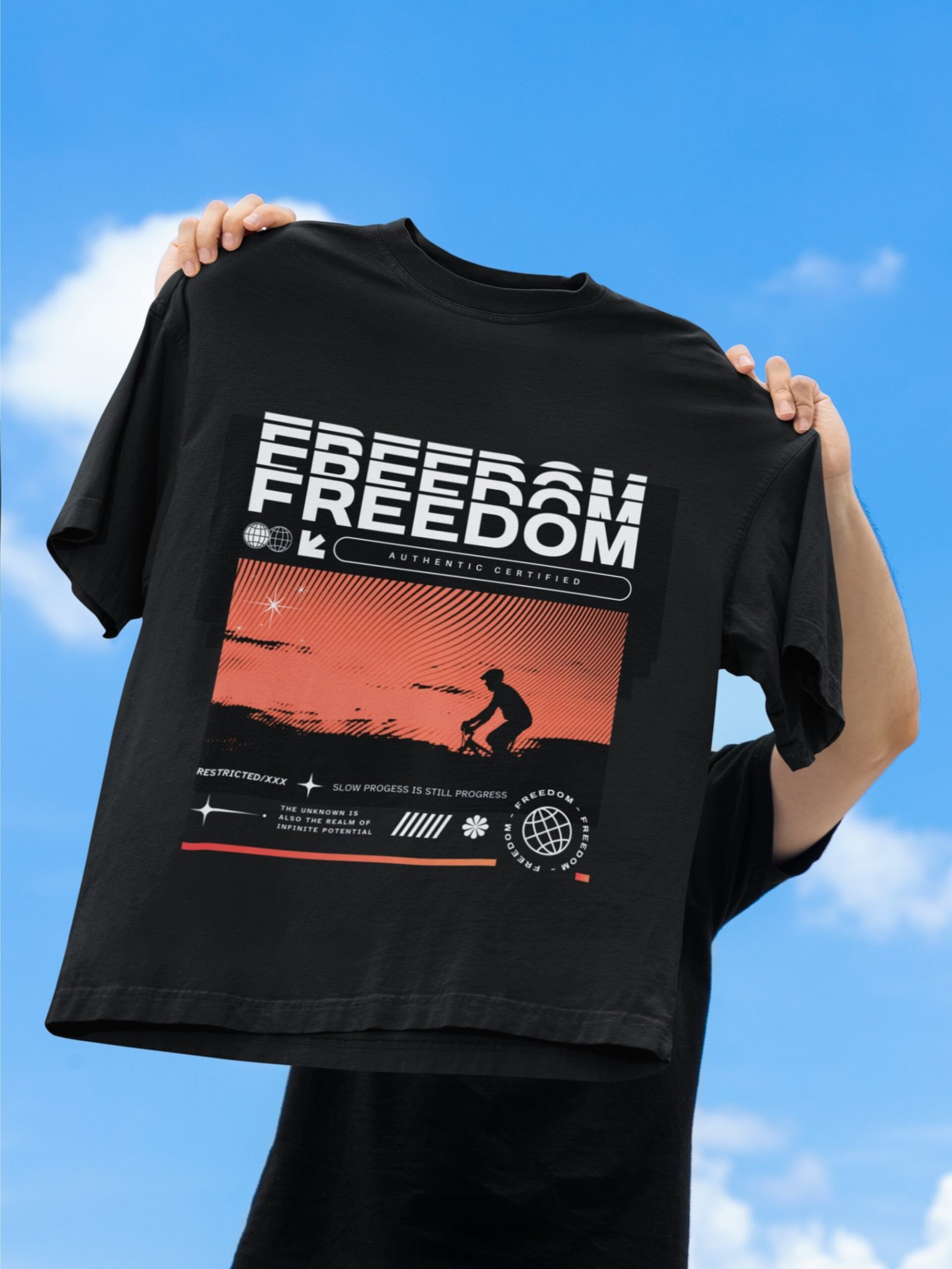 Freedom - Swag Drop Shoulder Tee