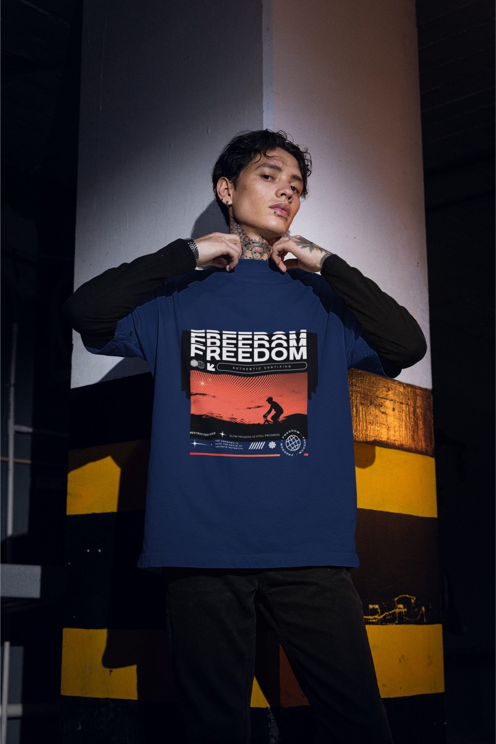 Freedom - Swag Drop Shoulder Tee - Image 3