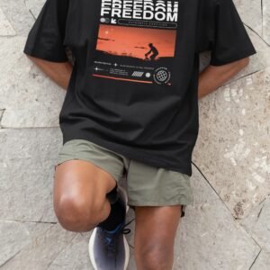 Alternative view of Freedom - Swag Drop Shoulder Tee