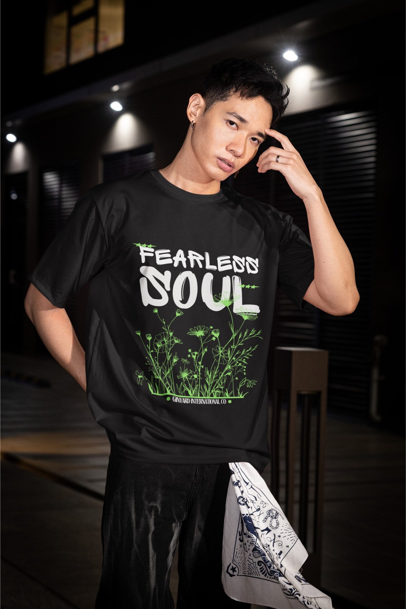 Fearless Soul - Swag Drop Shoulder Tee - Image 3