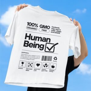 Human Being - Swag, Funny Drop Shoulder Tee