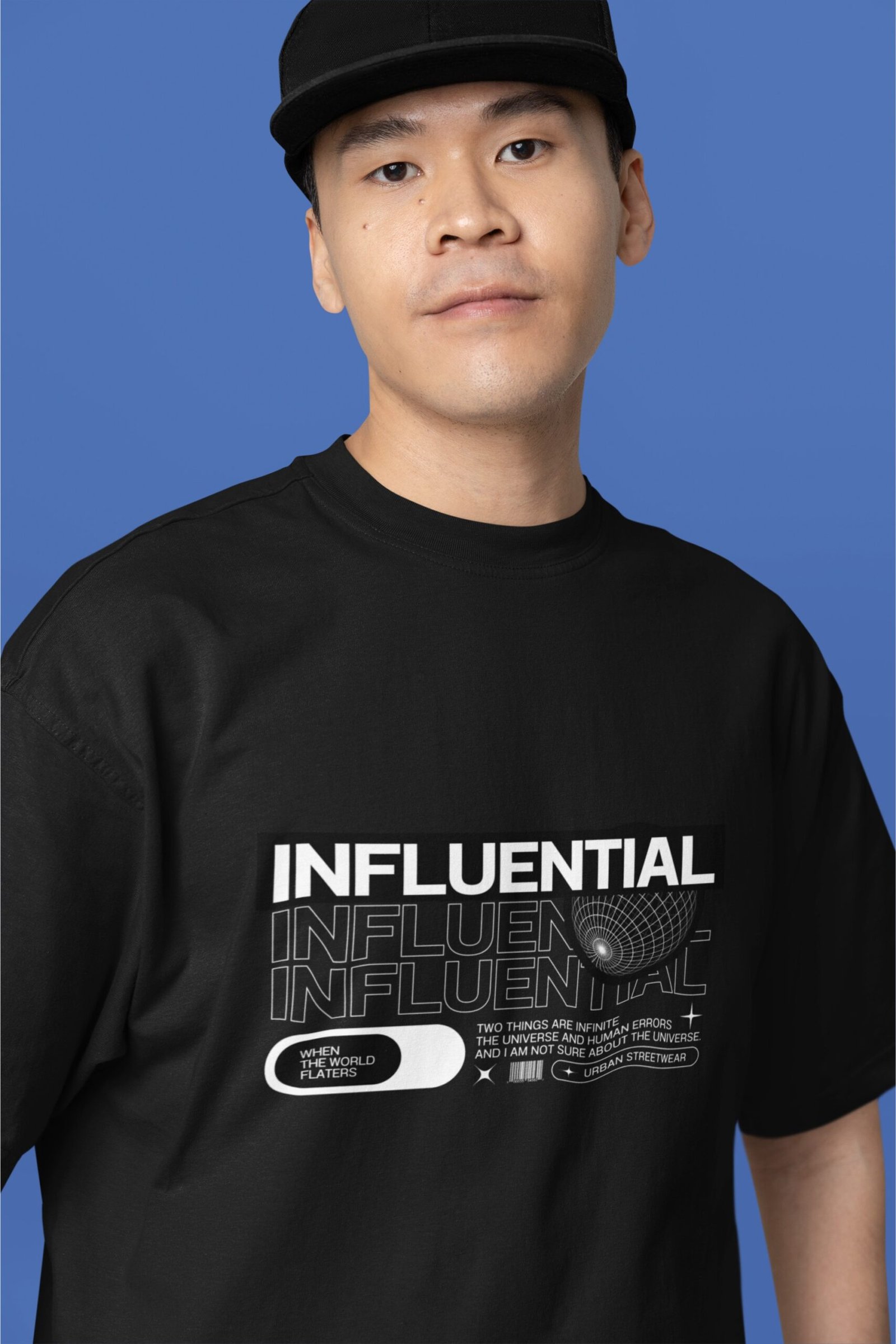 Influential - Swag Drop Shoulder Tee - Image 3