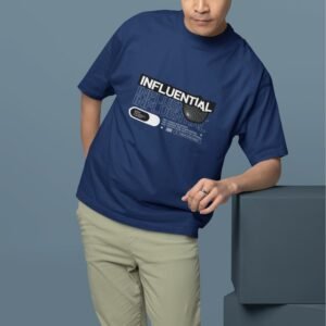 Alternative view of Influential - Swag Drop Shoulder Tee