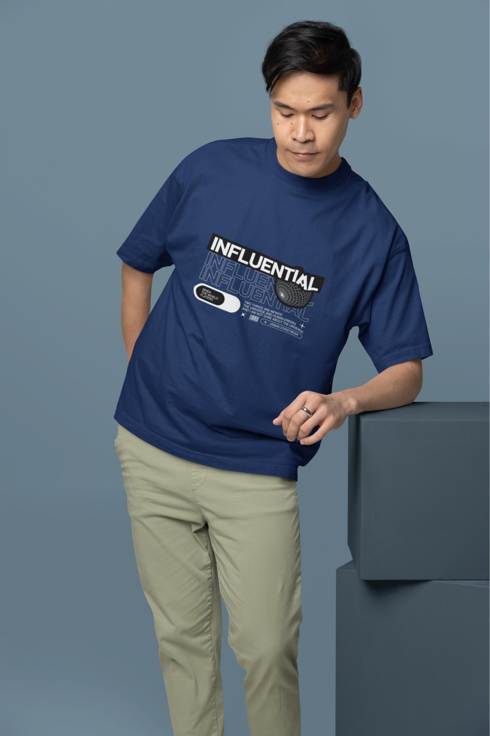 Influential - Swag Drop Shoulder Tee - Image 2