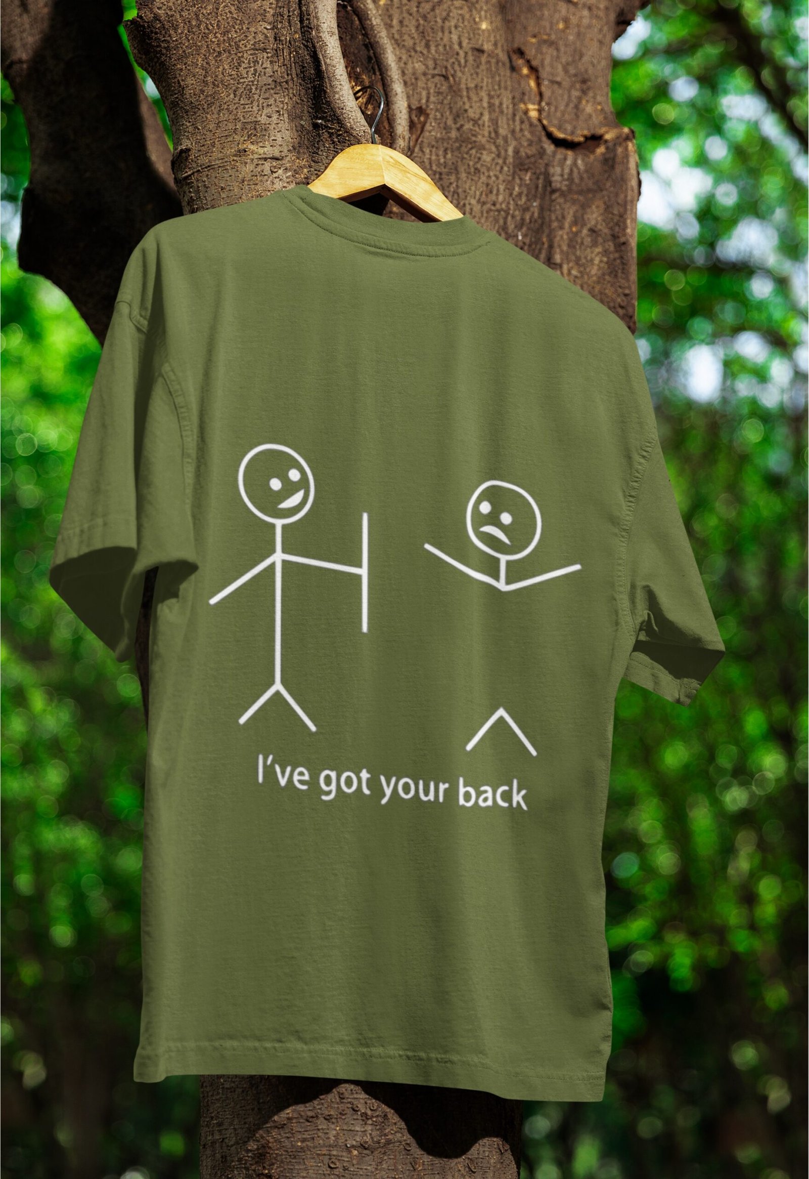 I Have Got Your Back - Funny, Cute Drop shoulder Tee - Image 3
