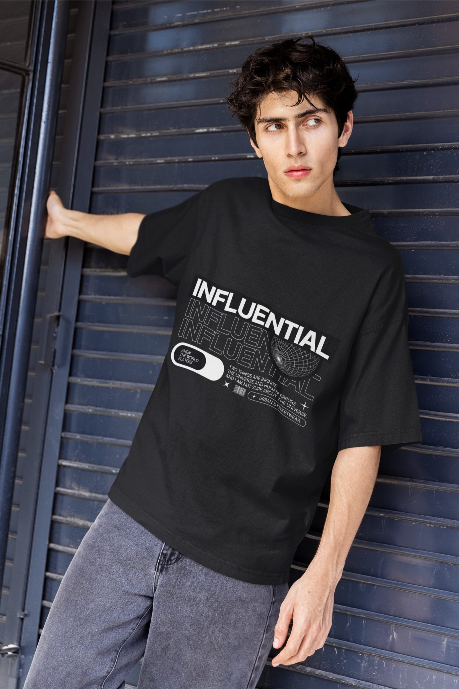 Influential - Swag Drop Shoulder Tee - Image 2