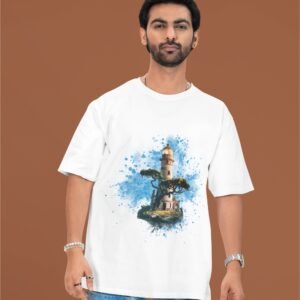 Light House - Artistic Drop Shoulder Tee
