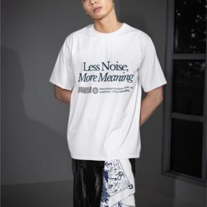 Alternative view of Less Noise More Meaning - Swag Drop Shoulder Tee