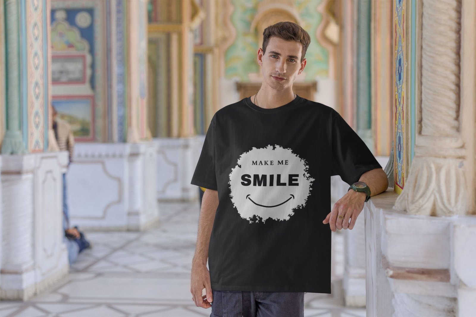 Make Me Smile - Swag Drop Shoulder Tee