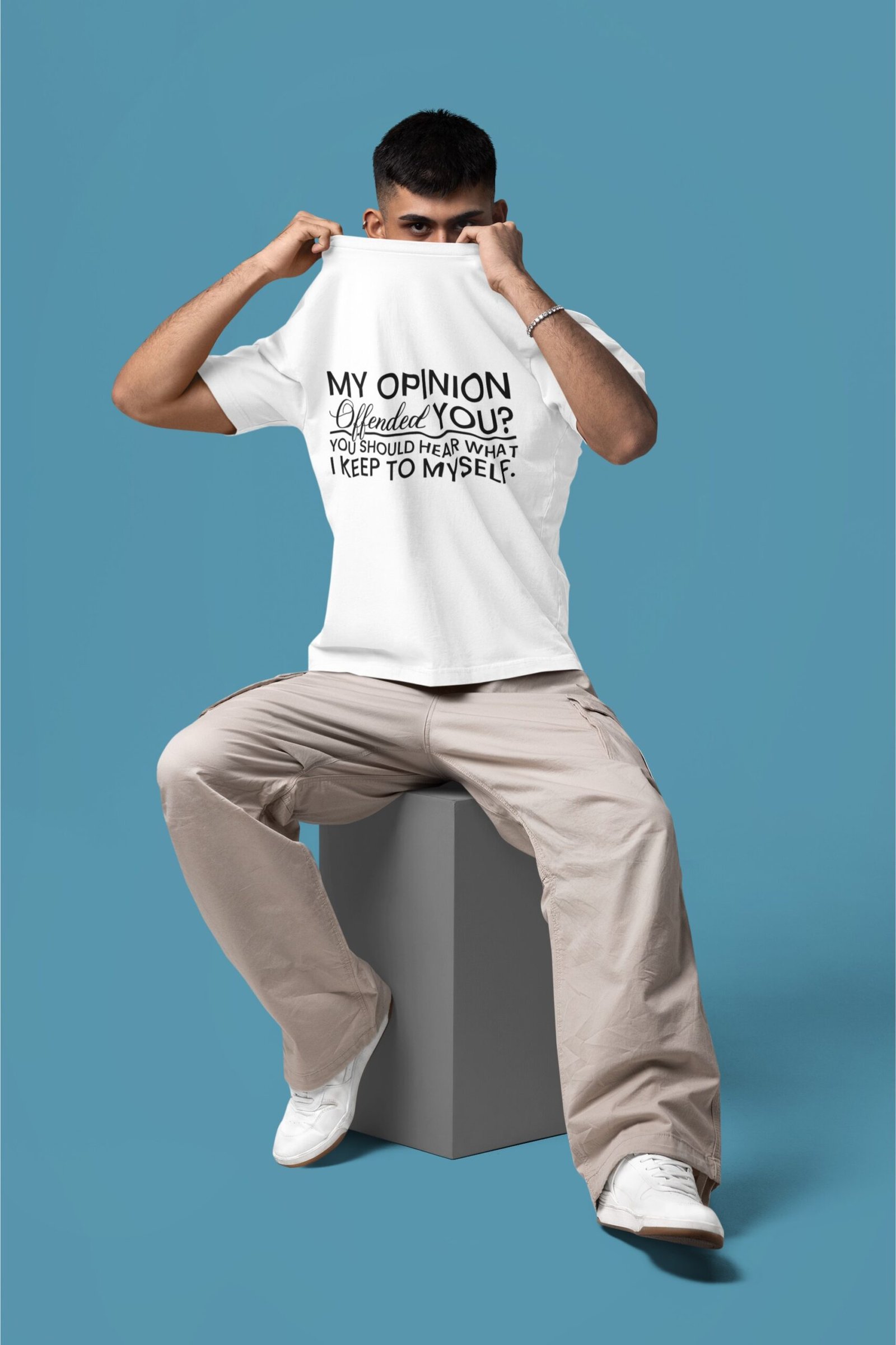 My Opinion Offended You? You Should Hear What I Keep to Myself - Funny Drop Shoulder Tee