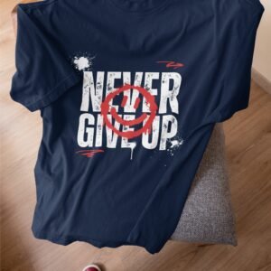Never Give Up - Swag Drop Shoulder Tee
