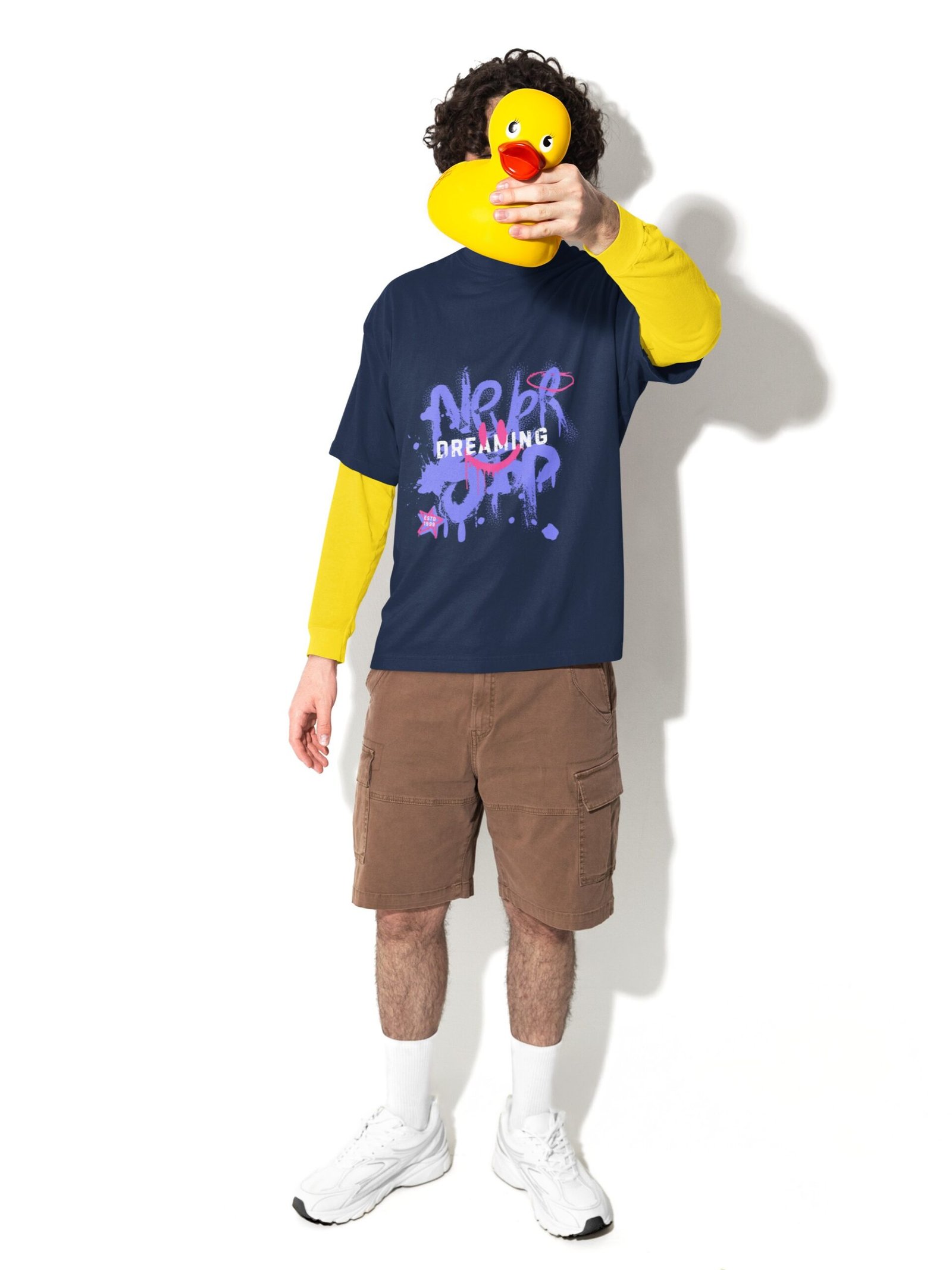 Never Stop Dreaming - Swag Drop Shoulder Tee - Image 2