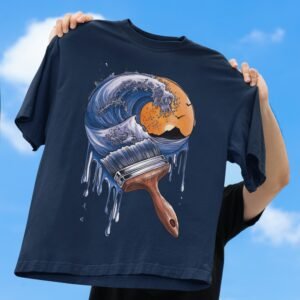 Paint Brush - Artistic, Swag Drop Shoulder Tee