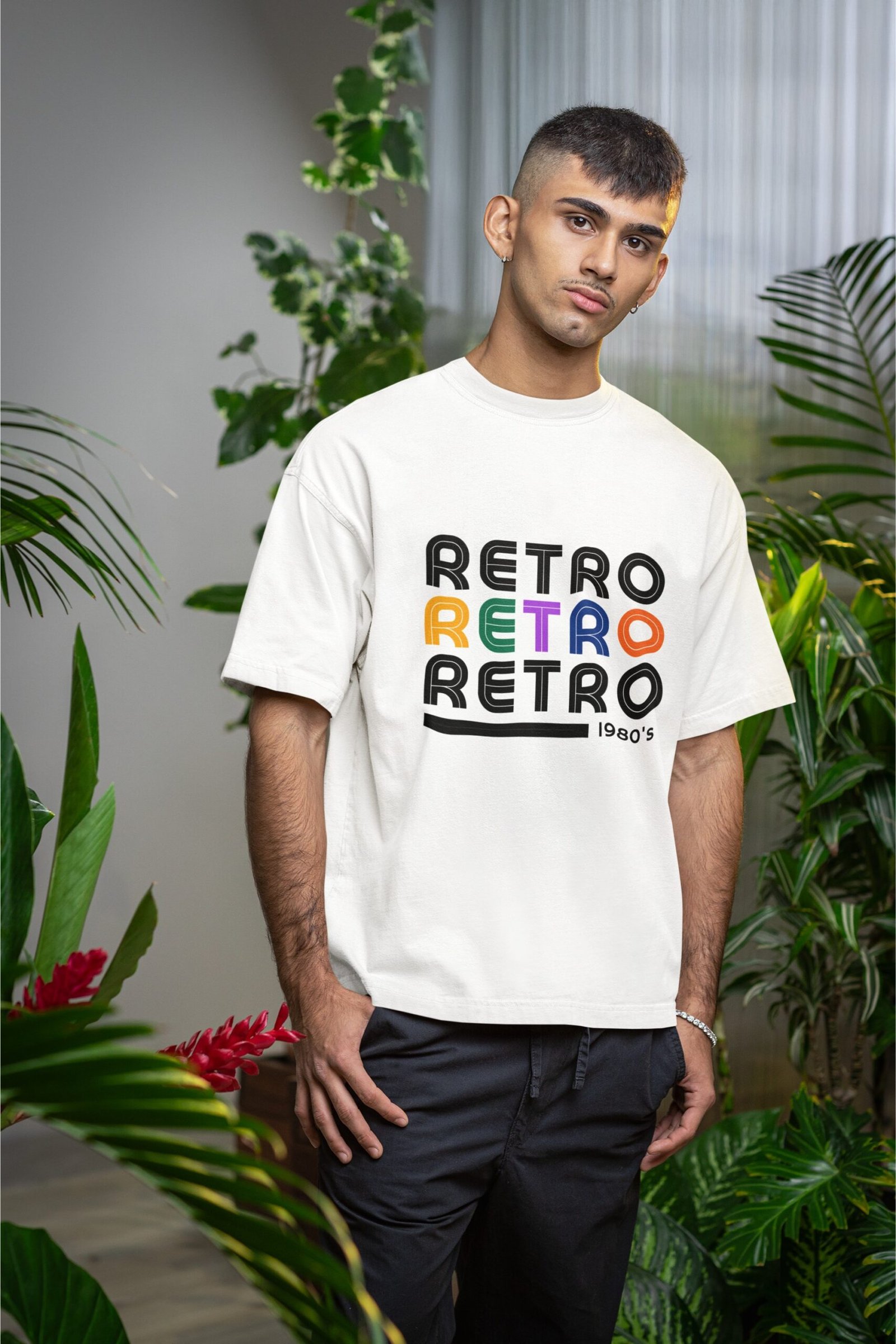 Retro - Swag, Retro Drop Shoulder Tee