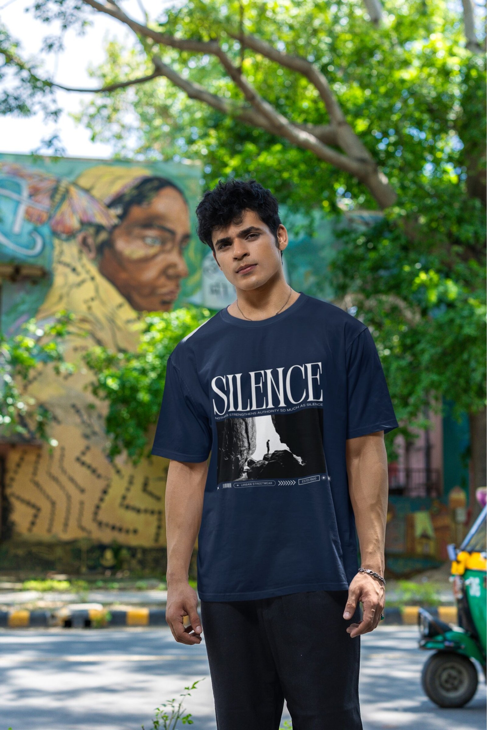 Silence - Swag Drop Shoulder Tee