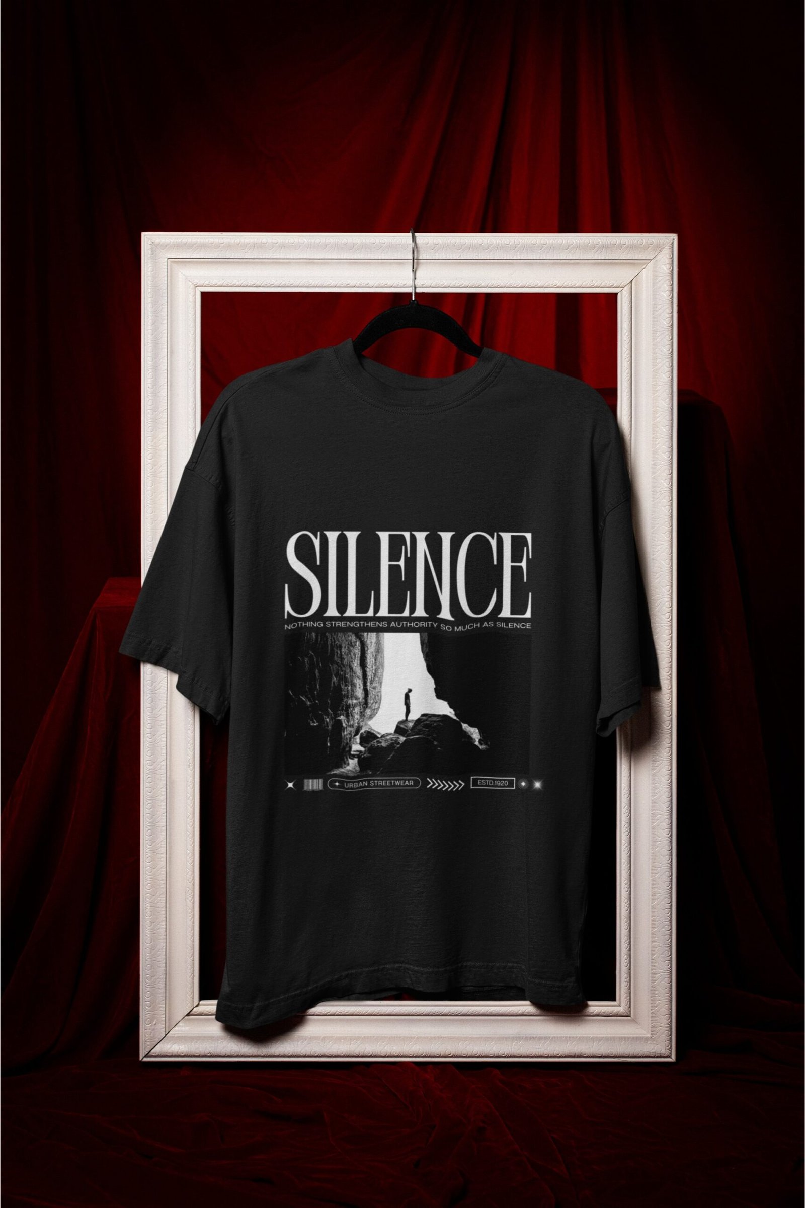 Silence - Swag Drop Shoulder Tee - Image 2