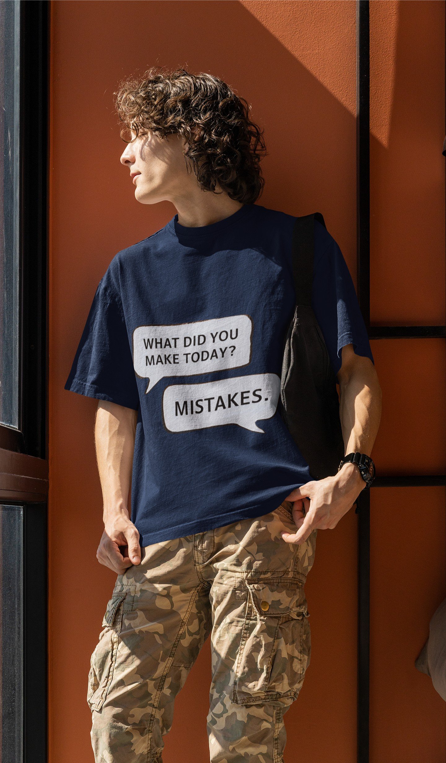 Awesome "Text Bubble Joke" - Funny, Cute, Swag - Drop Shoulder Tee - Image 2