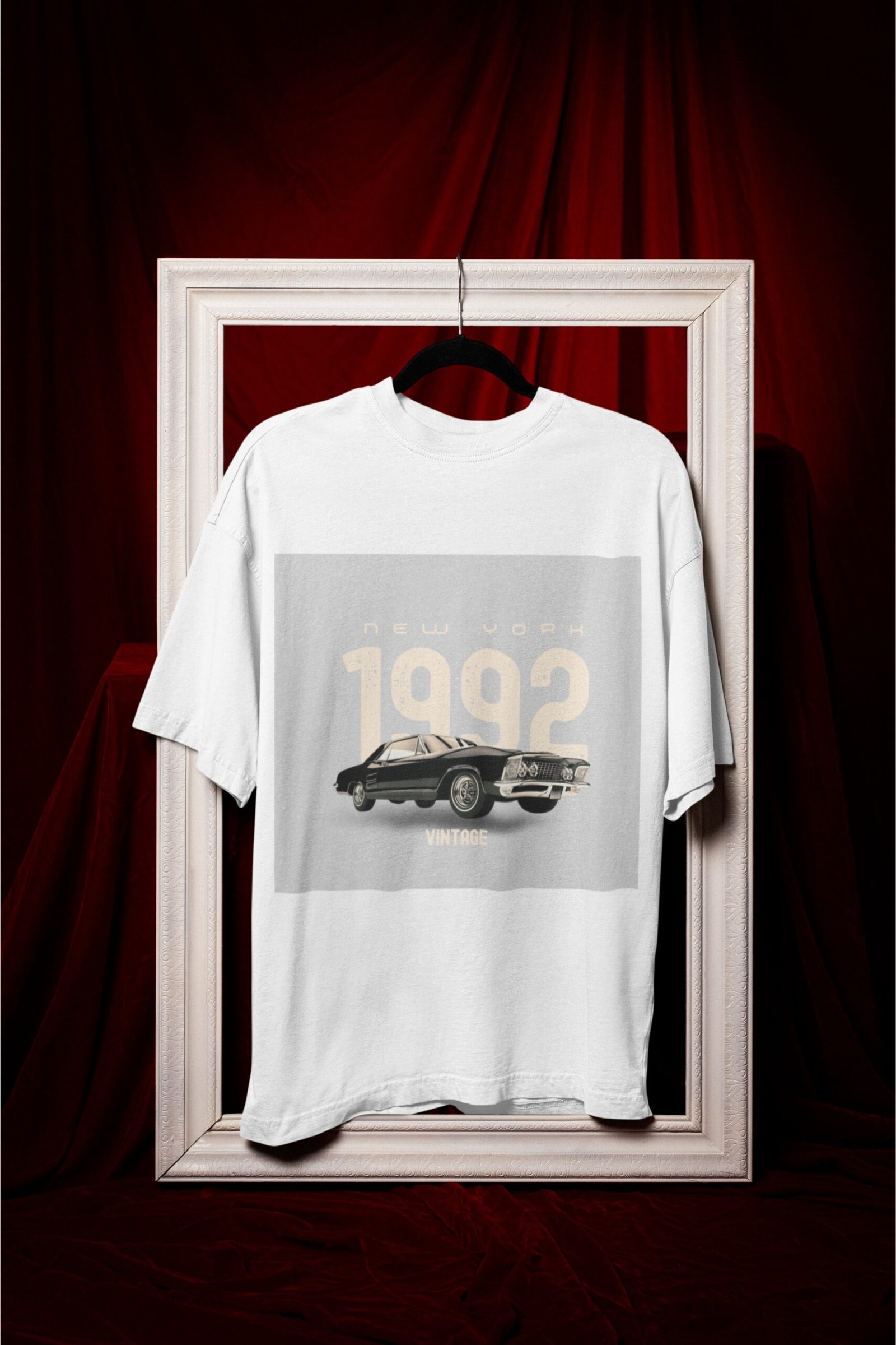 Vintage 1992 - Retro, Swag Drop Shoulder Tee - Image 2