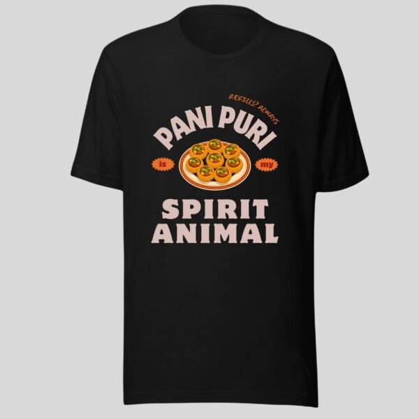 Pani Puri - Foodie Swag Cotton Tee - Image 3