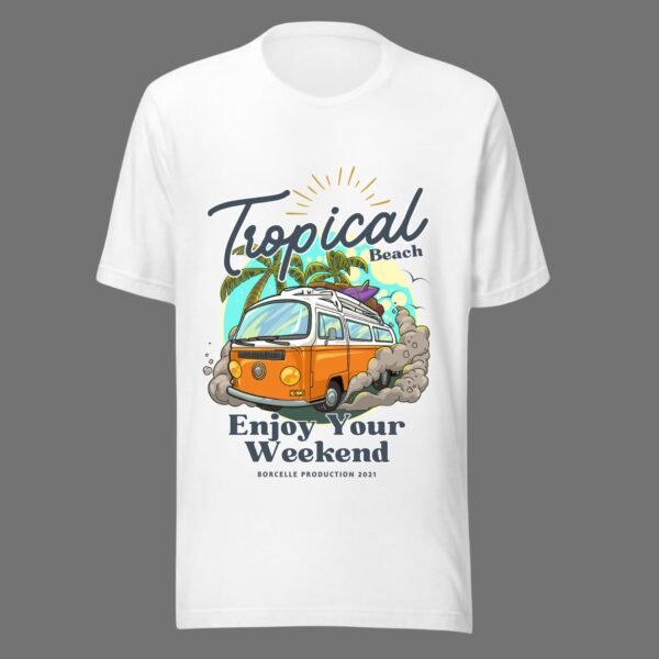 Tropical Beach - Swag Vacation Cotton Tee