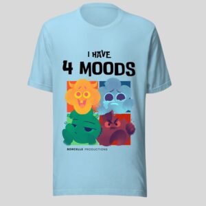 Alternative view of I Have 4 Moods - Swag Cotton Tee