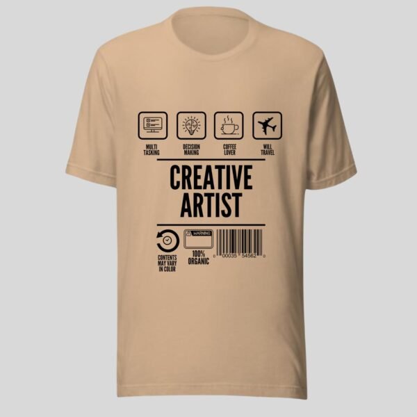 Creative Artist - Swag Artistic Cotton Tee - Image 3