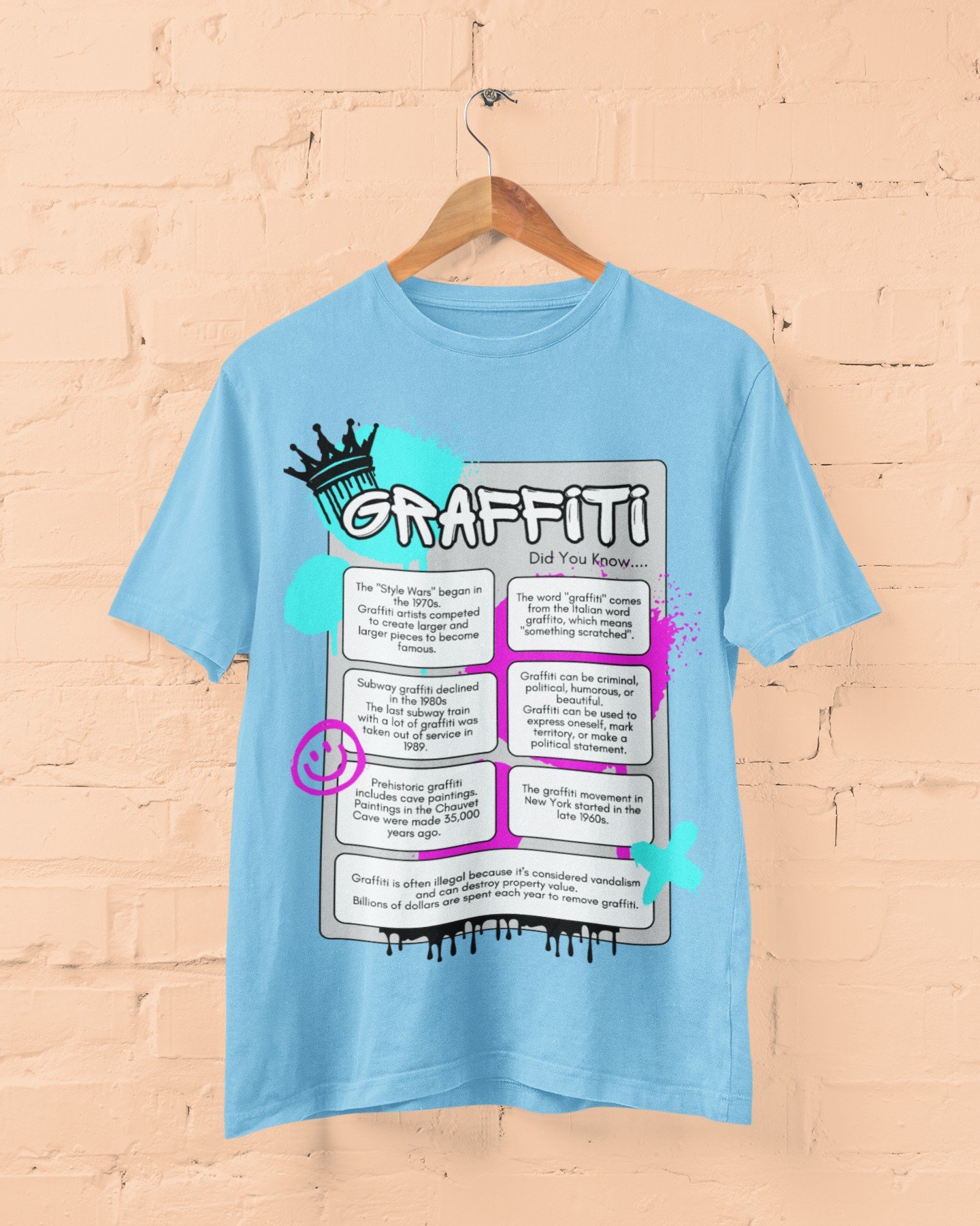 Graffiti - Swag 100% Cotton Tee - Image 2