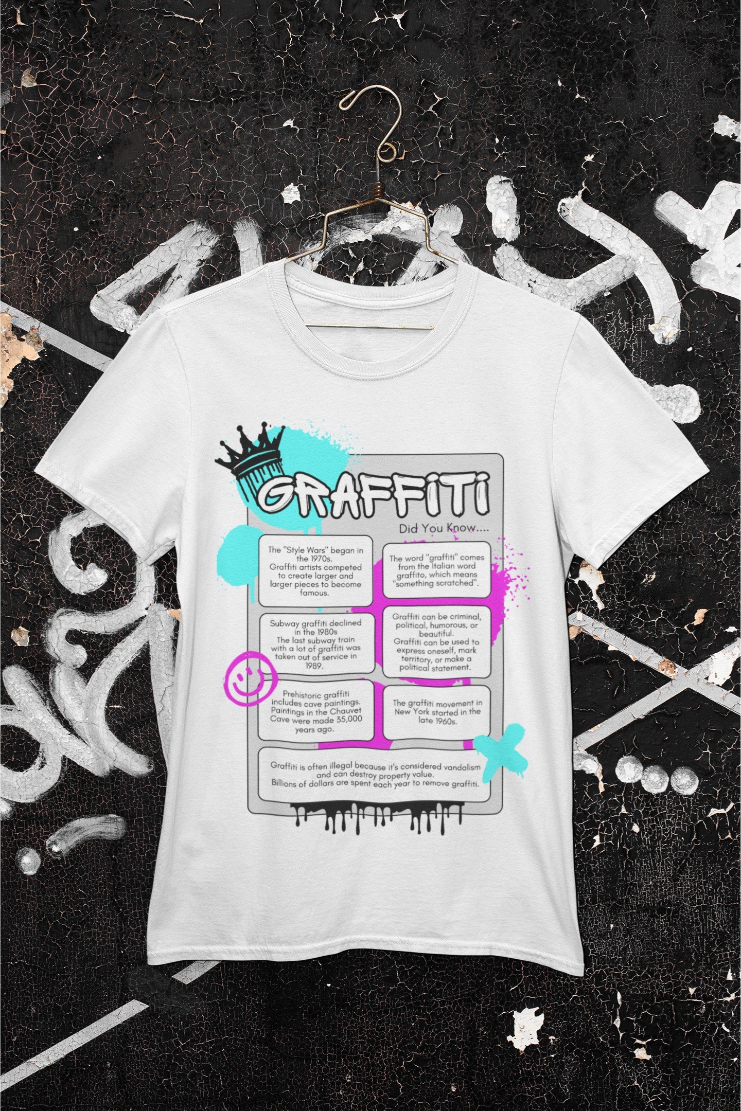 Graffiti - Swag 100% Cotton Tee - Image 3