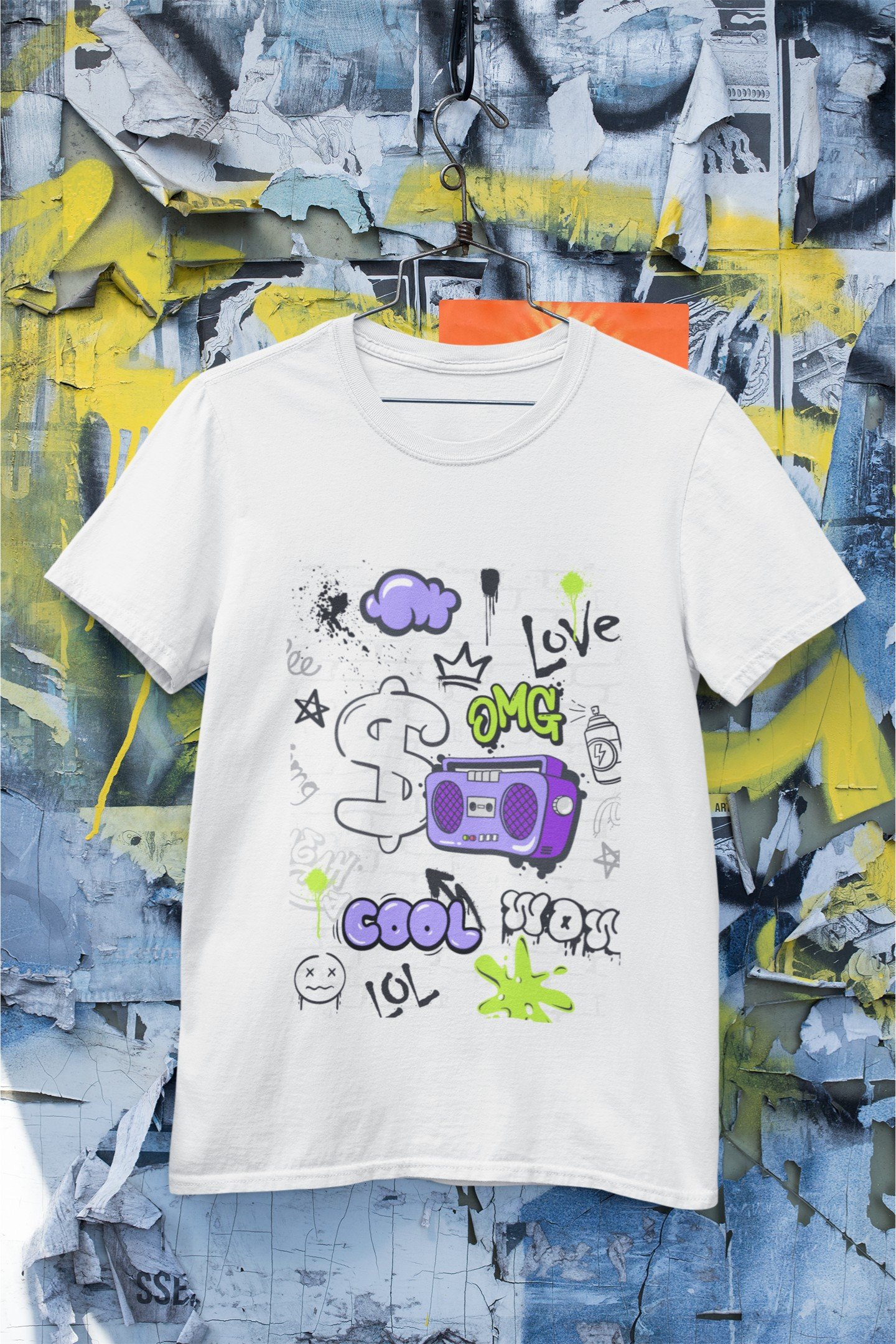 A Cool Graffiti - Swag 100% Cotton Tee - Image 2
